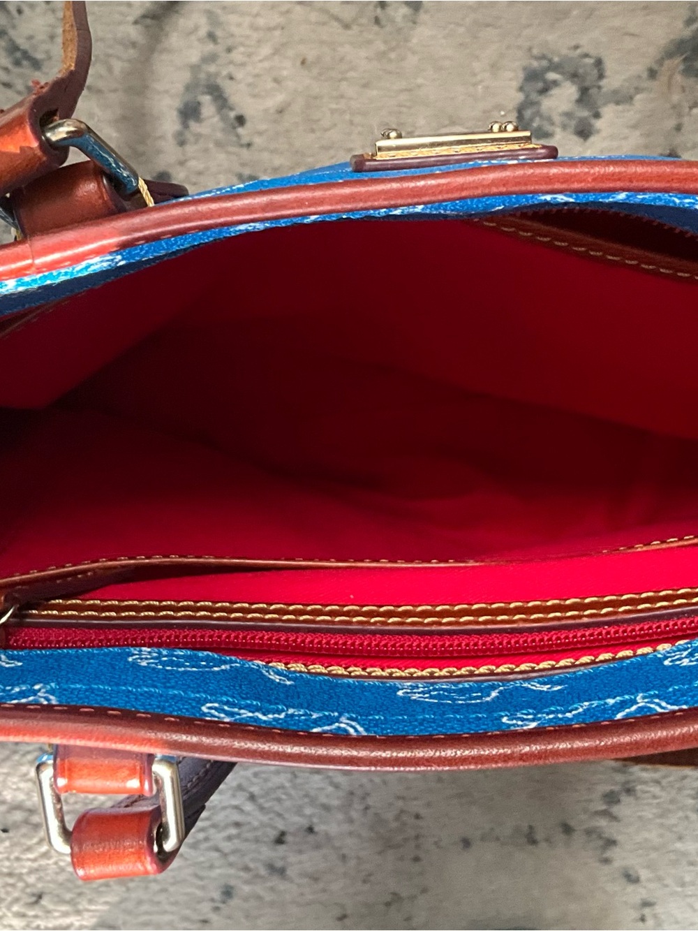 Dooney & Bourke Detroit Lions Richmond Purse - Picture 3 of 7